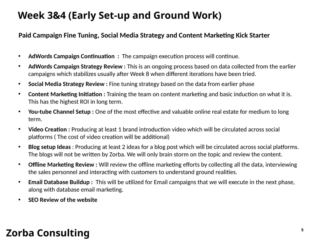 Marketing Strategy and Execution CONFIDENTIAL, - slide 5 of 12