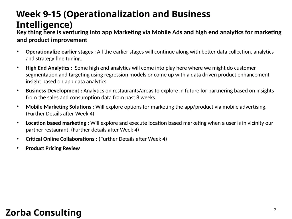 Marketing Strategy and Execution CONFIDENTIAL, - slide 7 of 12