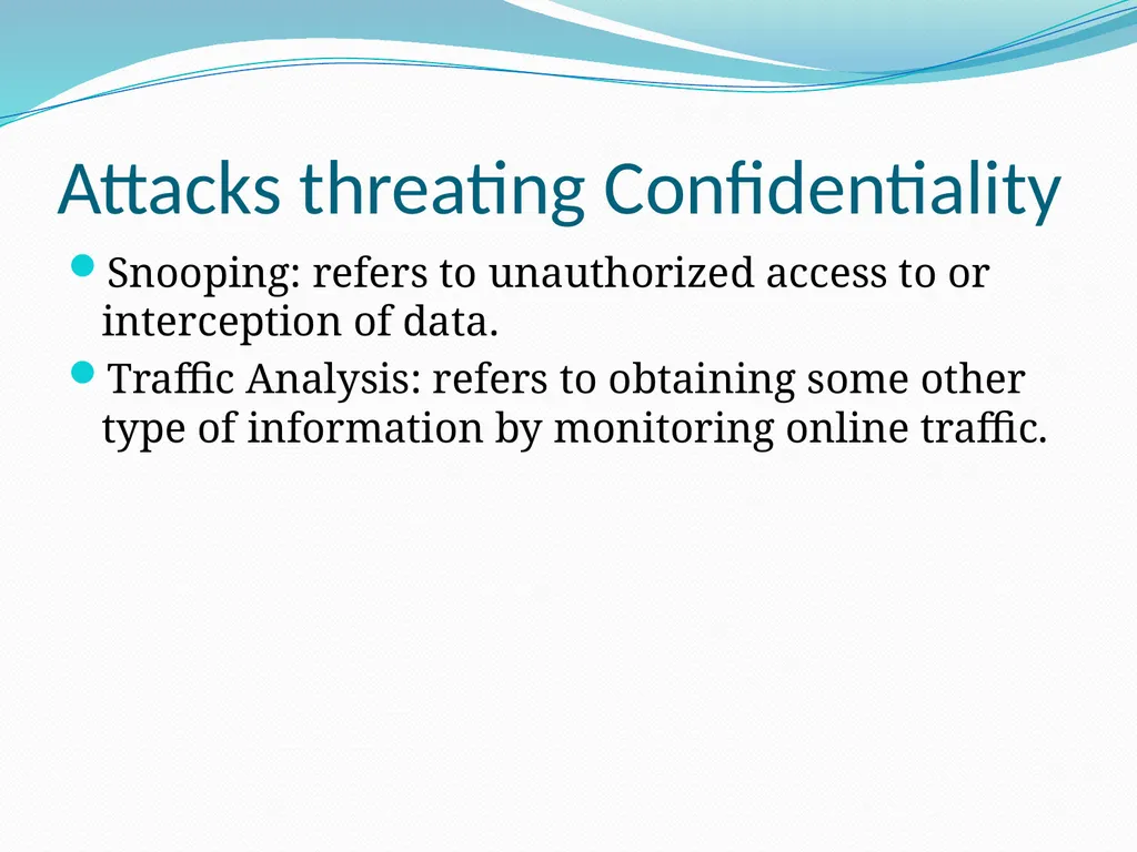 Attack, services and mechanisms Prof. Neeraj - slide 4 of 10