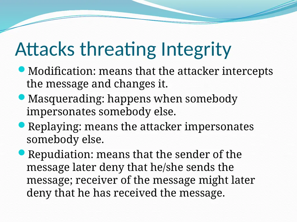 Attack, services and mechanisms Prof. Neeraj - slide 5 of 10
