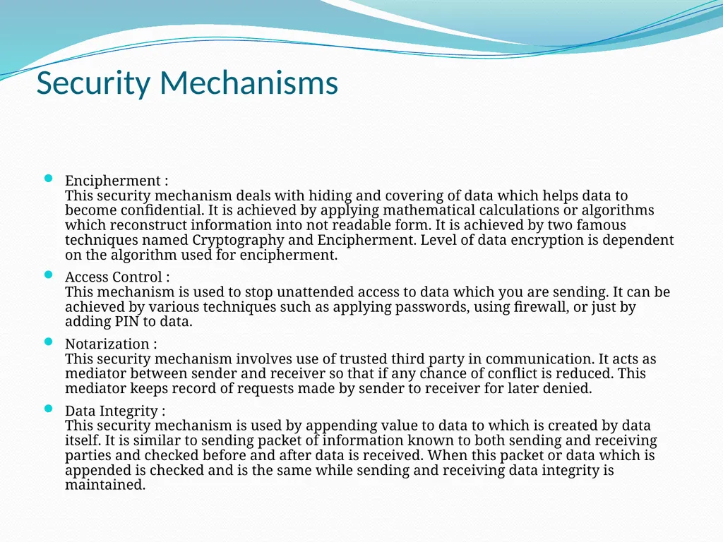 Attack, services and mechanisms Prof. Neeraj - slide 8 of 10
