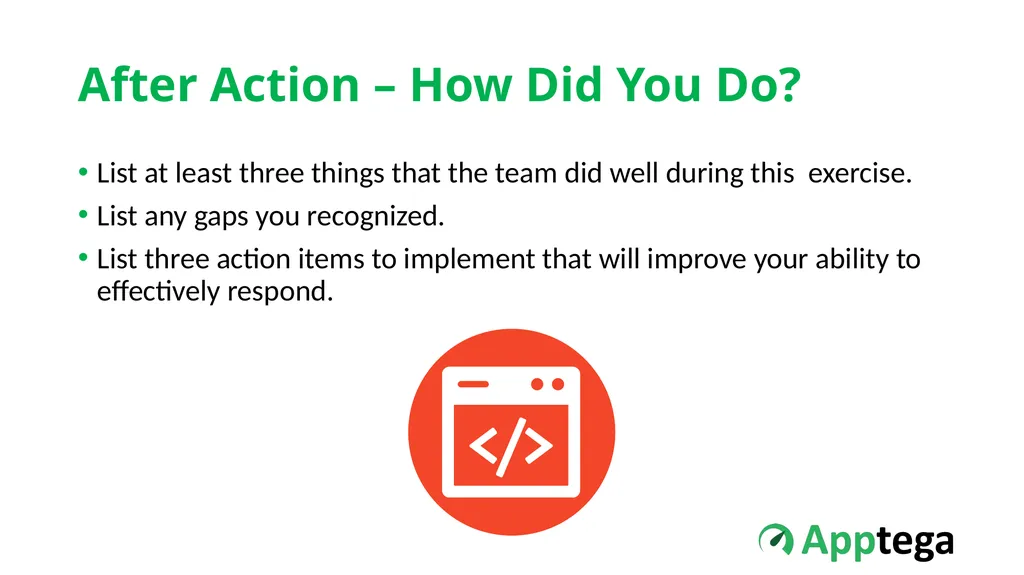 Information Security Tabletop Exercise: Malware & - slide 20 of 21