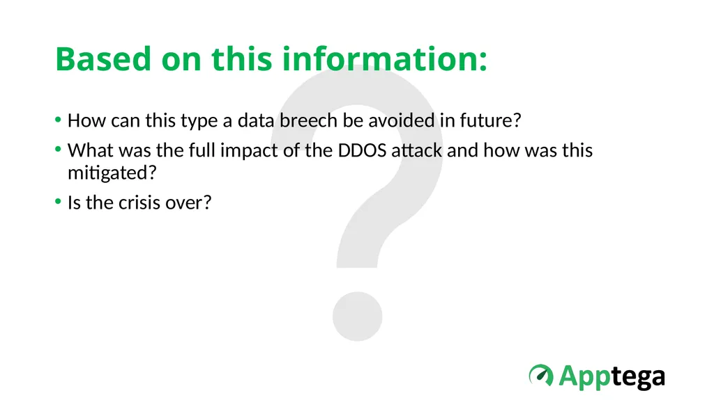 Information Security Tabletop Exercise: Malware & - slide 18 of 21
