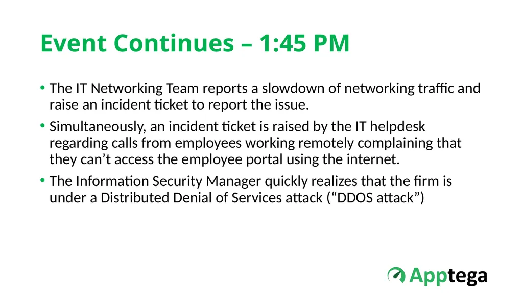 Information Security Tabletop Exercise: Malware & - slide 13 of 21
