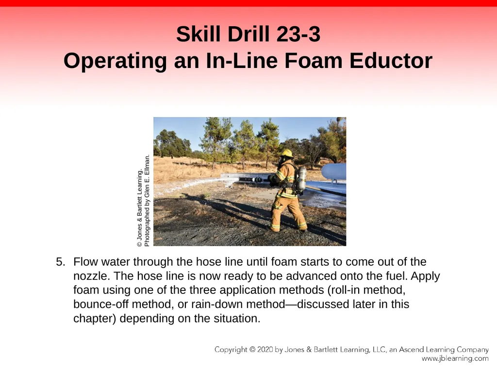Chapter 23 Advanced Fire Suppression Skill Drill - slide 10 of 20