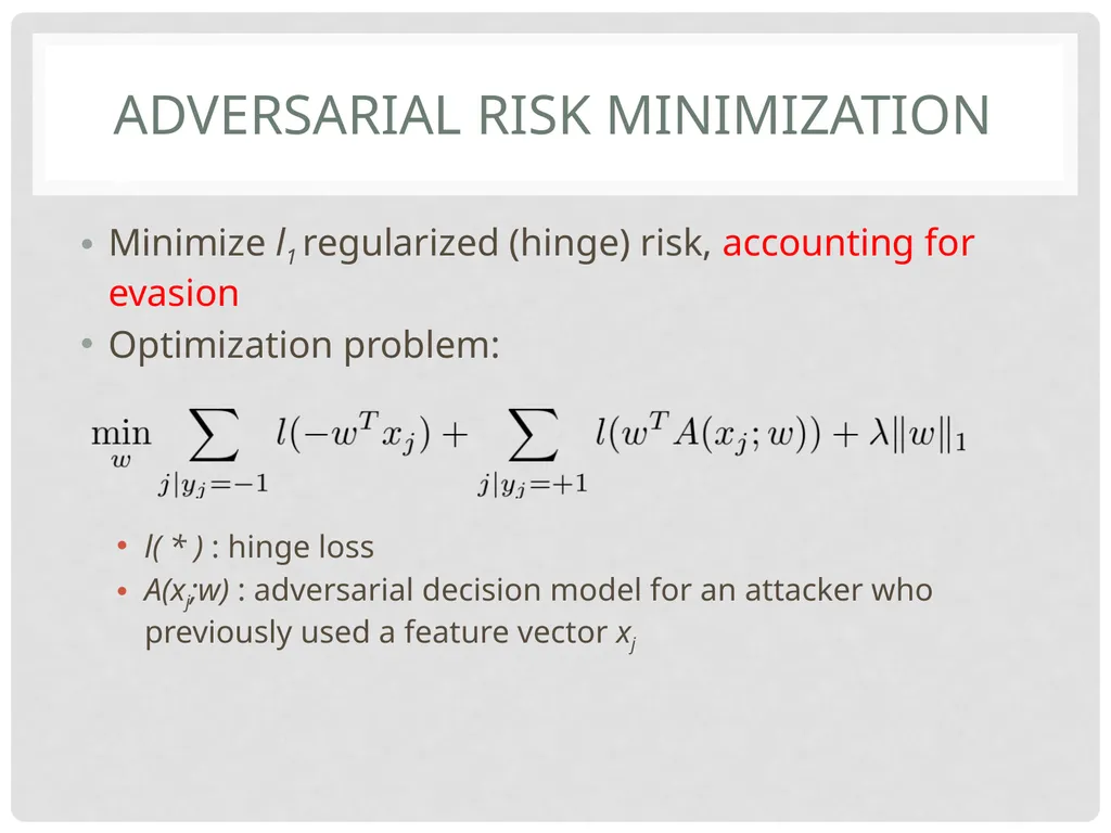 Yevgeniy (Eugene) vorobeychik1 Bo Li2 Adversarial - slide 52 of 83