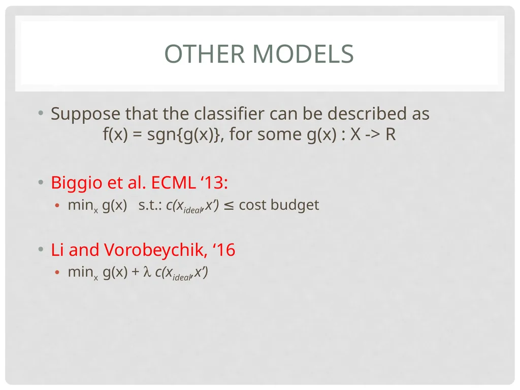 Yevgeniy (Eugene) vorobeychik1 Bo Li2 Adversarial - slide 31 of 83
