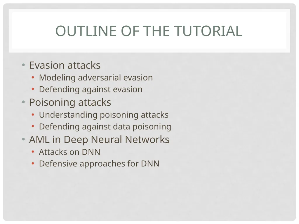 Yevgeniy (Eugene) vorobeychik1 Bo Li2 Adversarial - slide 18 of 83