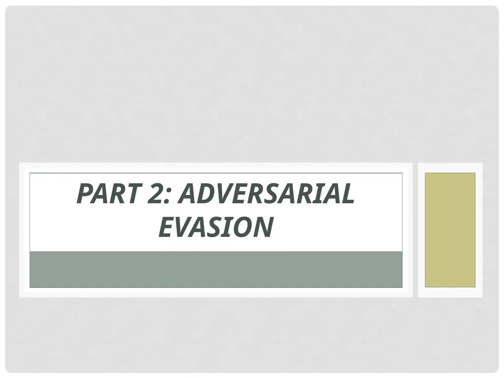 Yevgeniy (Eugene) vorobeychik1 Bo Li2 Adversarial - slide 19 of 83