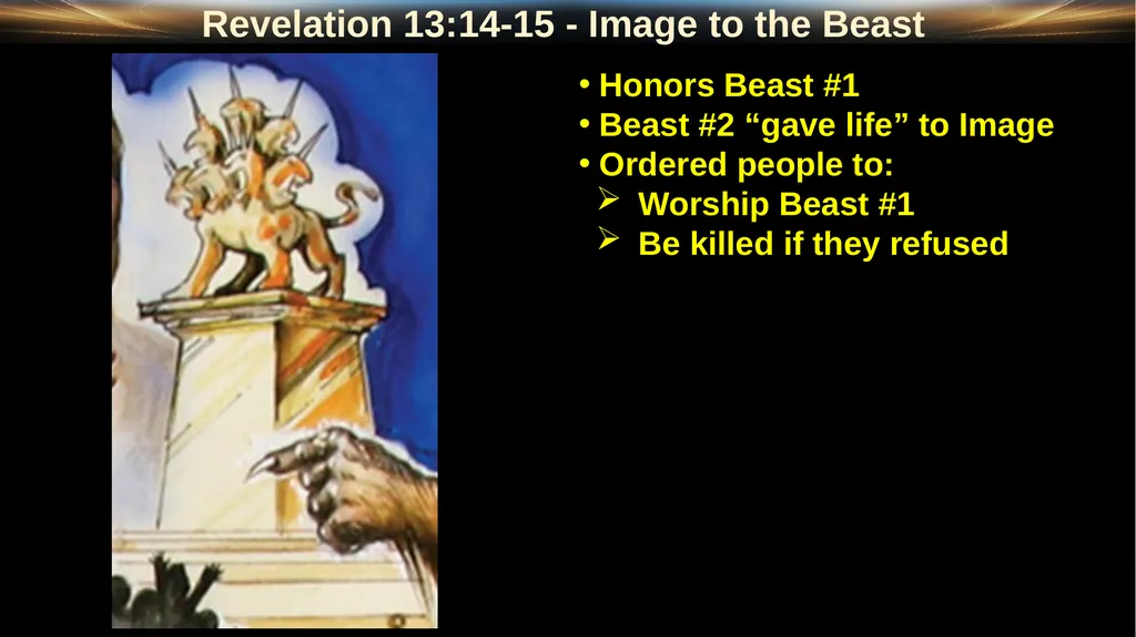 Revelation 13 2 Revelation: “Special Clues” Luke - slide 14 of 39