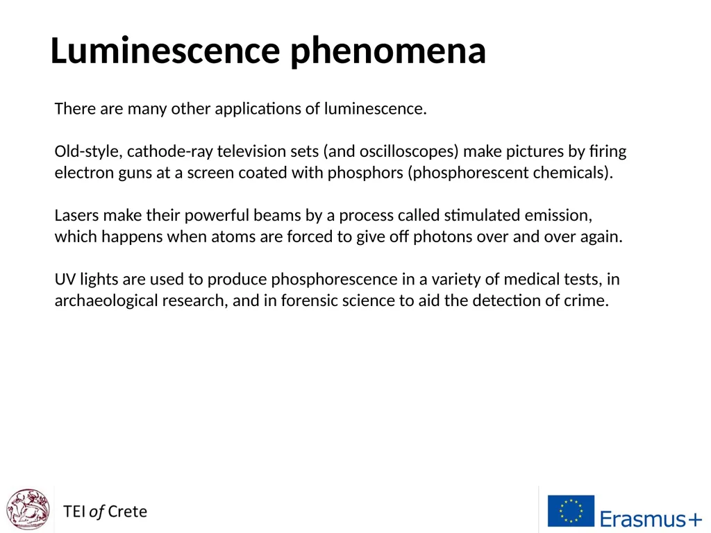 Display Technologies A course for Erasmus Students - slide 6 of 33