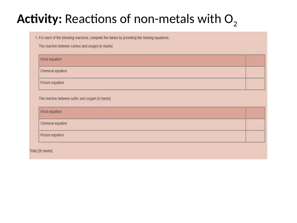 MATTER AND MATERIALS Session 1 Things to talk - slide 33 of 42