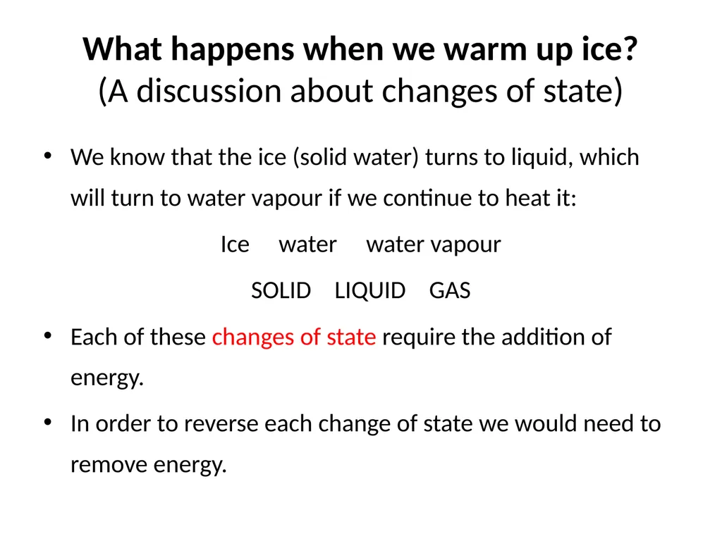 MATTER AND MATERIALS Session 1 Things to talk - slide 4 of 42