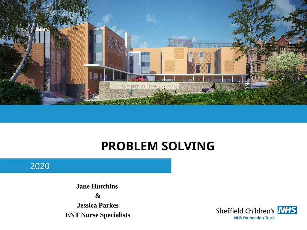 PROBLEM SOLVING 2020 Jane Hutchins & Jessica - slide 1 of 19