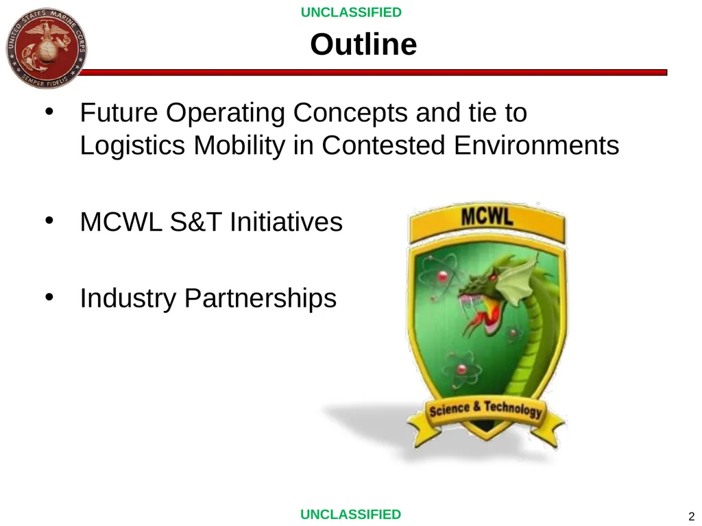 Col “MOG” Marvel Marine Corps Warfighting Lab 30 - slide 2 of 22