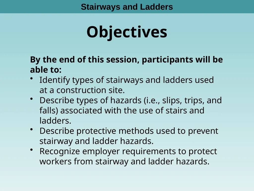 1 1926 Construction Stairways and Ladders - slide 2 of 39