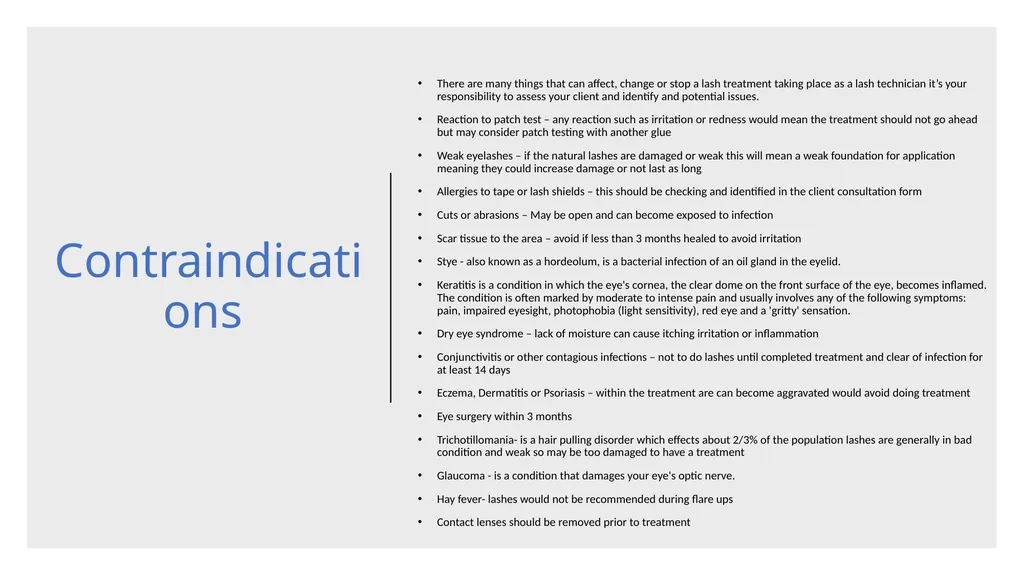 Lash Lift & Tint Training Manual Introduction - slide 15 of 32