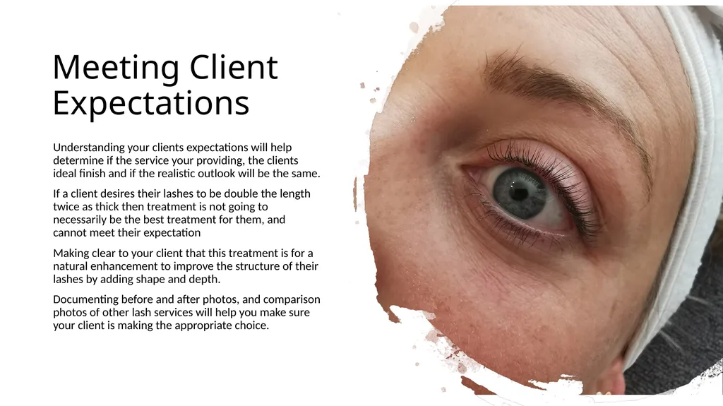 Lash Lift & Tint Training Manual Introduction - slide 7 of 32
