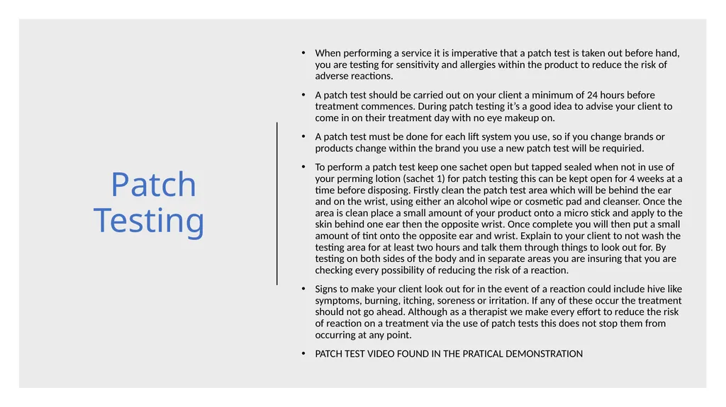 Lash Lift & Tint Training Manual Introduction - slide 5 of 32
