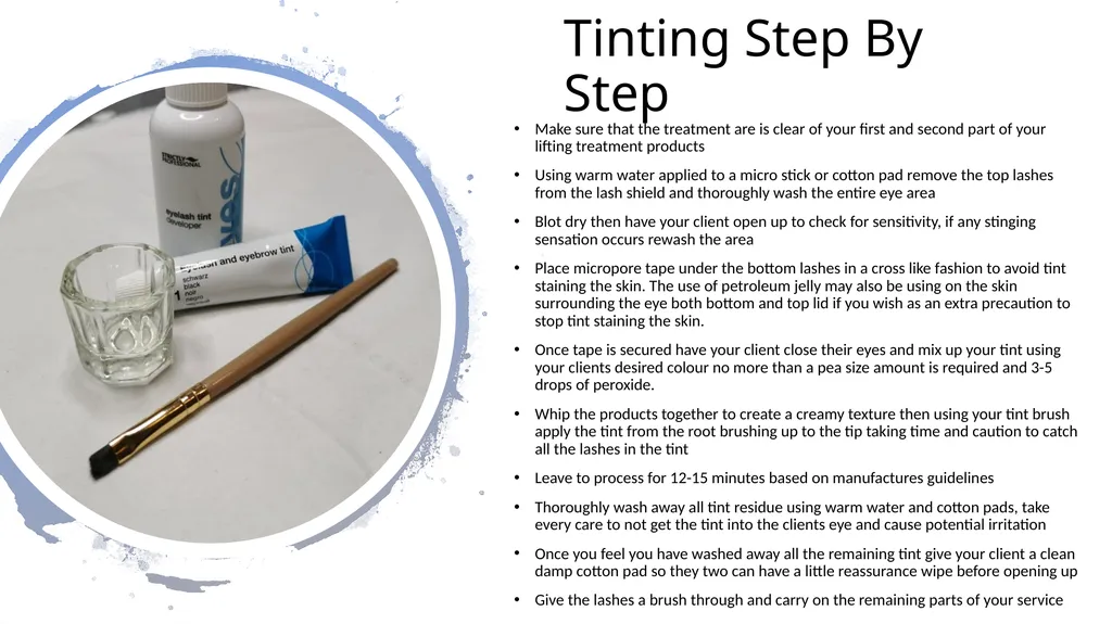 Lash Lift & Tint Training Manual Introduction - slide 22 of 32