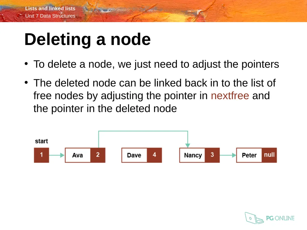 OCR A Level Computer Science H446 – Paper 1 Lists - slide 29 of 34