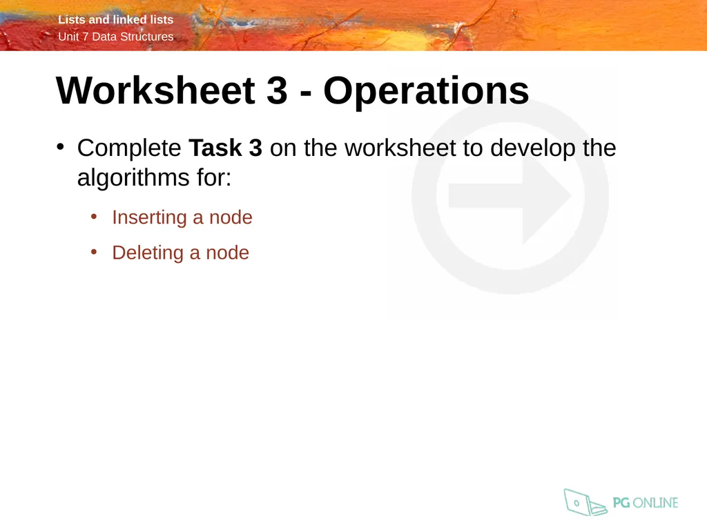 OCR A Level Computer Science H446 – Paper 1 Lists - slide 32 of 34