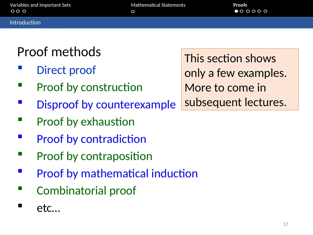 Aaron Tan Lecture 1: Speaking Mathematically - slide 17 of 54