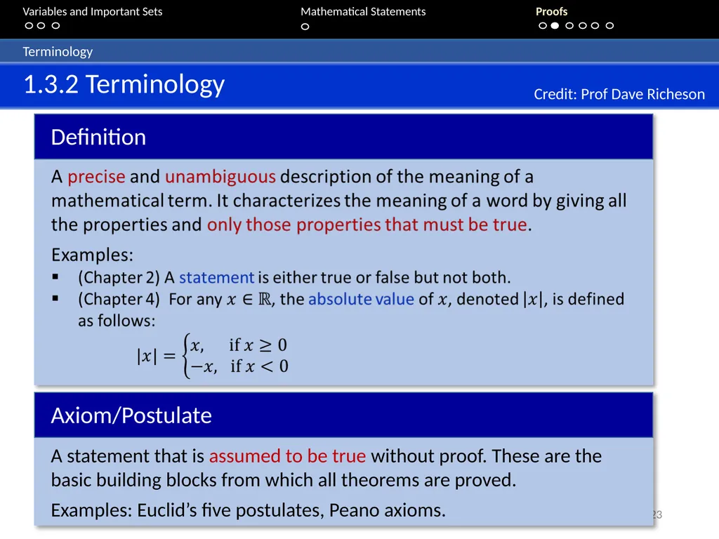 Aaron Tan Lecture 1: Speaking Mathematically - slide 23 of 54