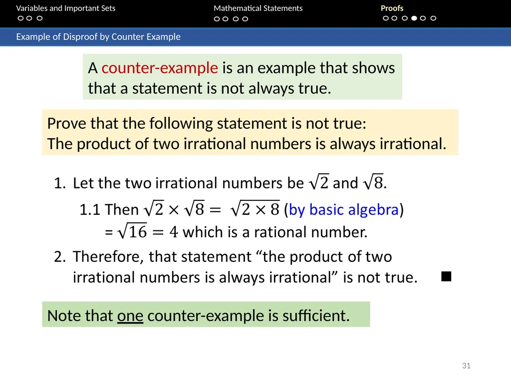 Aaron Tan Lecture 1: Speaking Mathematically - slide 31 of 54