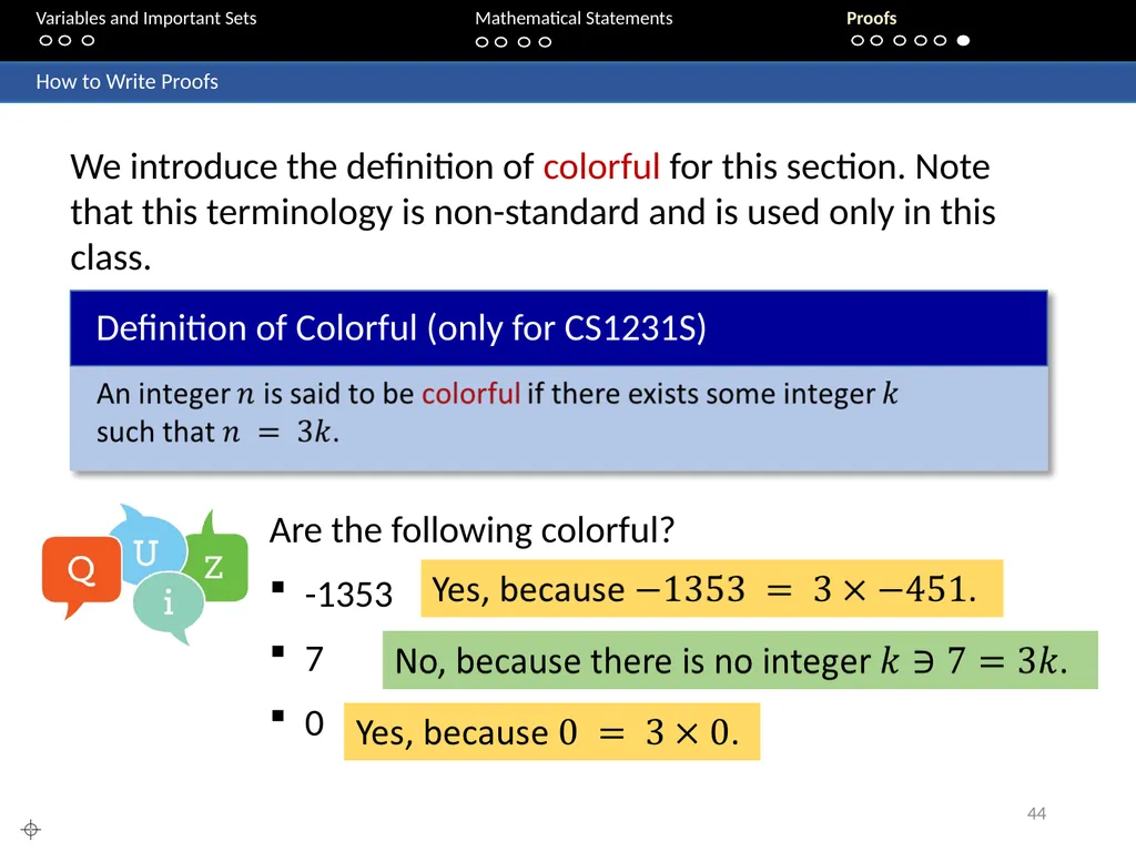 Aaron Tan Lecture 1: Speaking Mathematically - slide 44 of 54