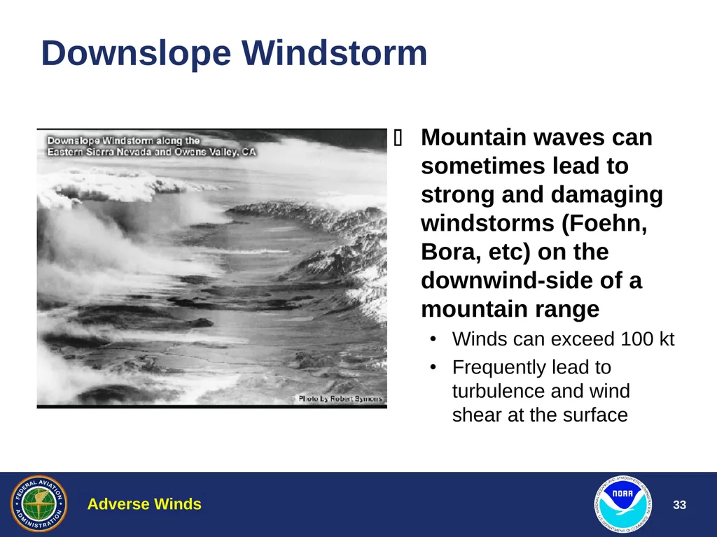 Aviation Weather Training Adverse Winds Jim Vasilj - slide 33 of 60