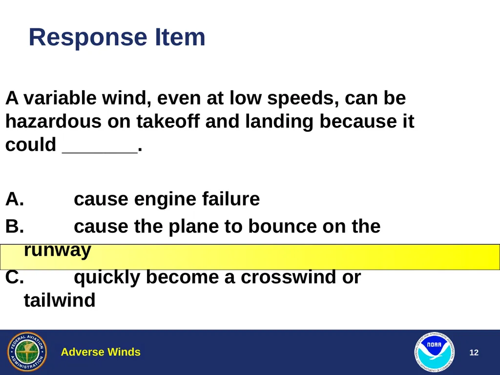 Aviation Weather Training Adverse Winds Jim Vasilj - slide 12 of 60
