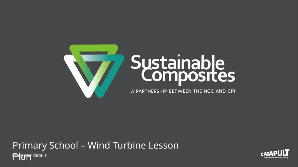 Primary School – Wind Turbine Lesson Plan - slide 1 of 12