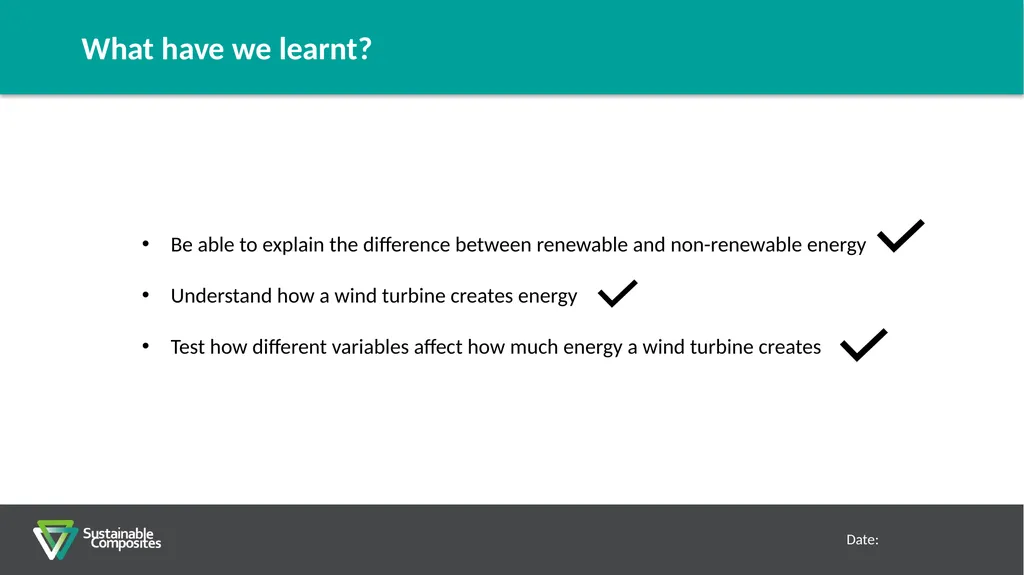Primary School – Wind Turbine Lesson Plan - slide 12 of 12