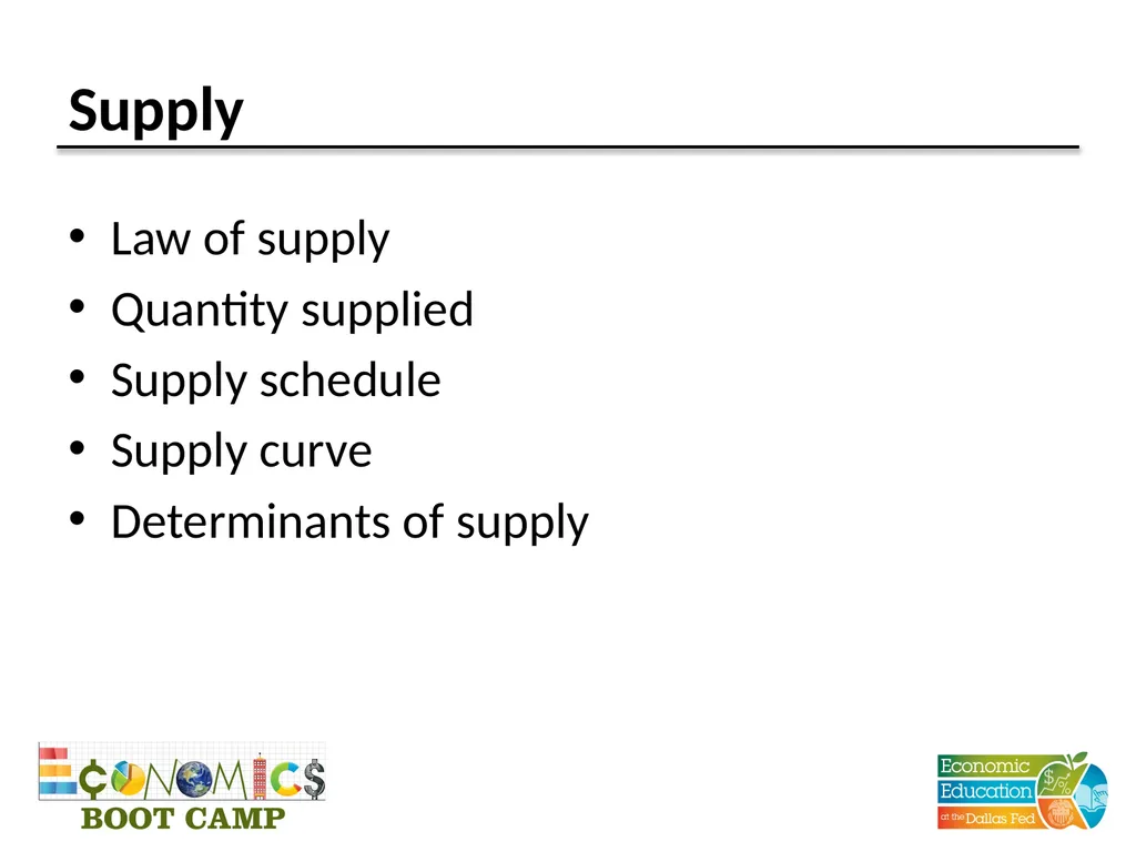 Session 4 Supply and Demand Disclaimer: The views - slide 11 of 24