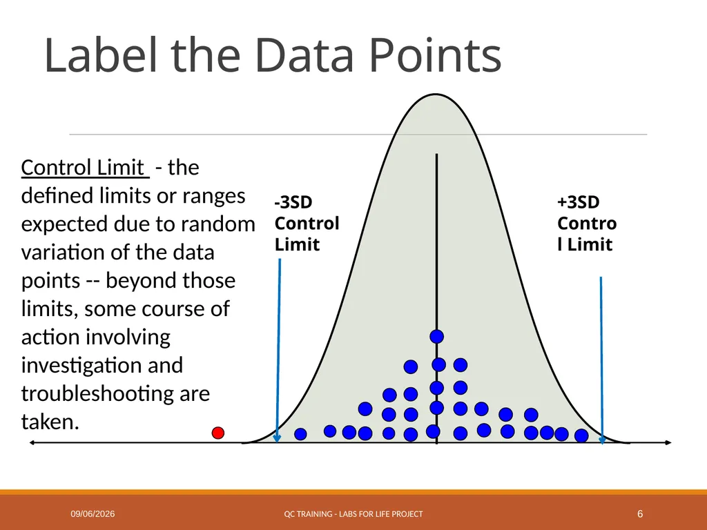 Levey-Jennings Charts Graphically Representing - slide 6 of 22