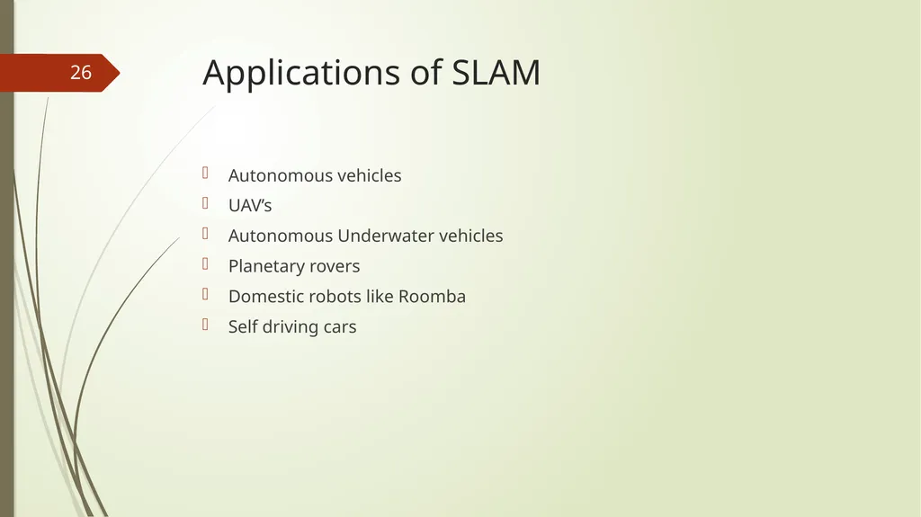 SLAM Techniques -Venkata satya jayanth Vuddagiri 1 - slide 26 of 29