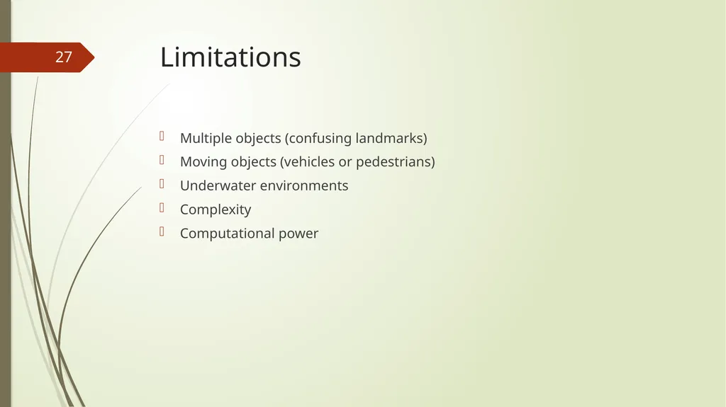 SLAM Techniques -Venkata satya jayanth Vuddagiri 1 - slide 27 of 29