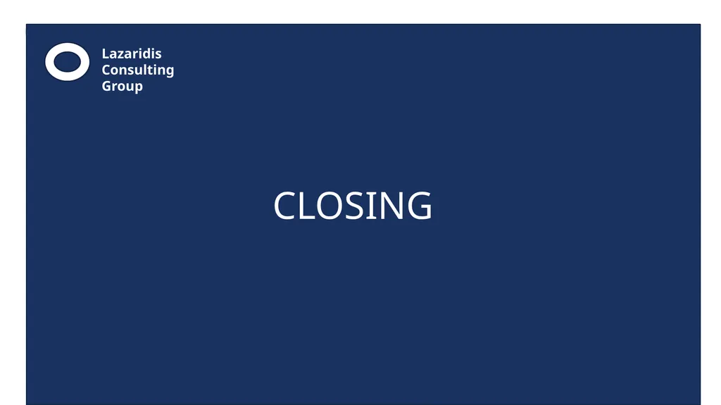 Lazaridis Consulting Group The Future of Business - slide 32 of 37
