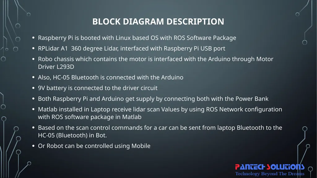 SLAM Robot using ros & lidar with raspberry pi, - slide 10 of 17
