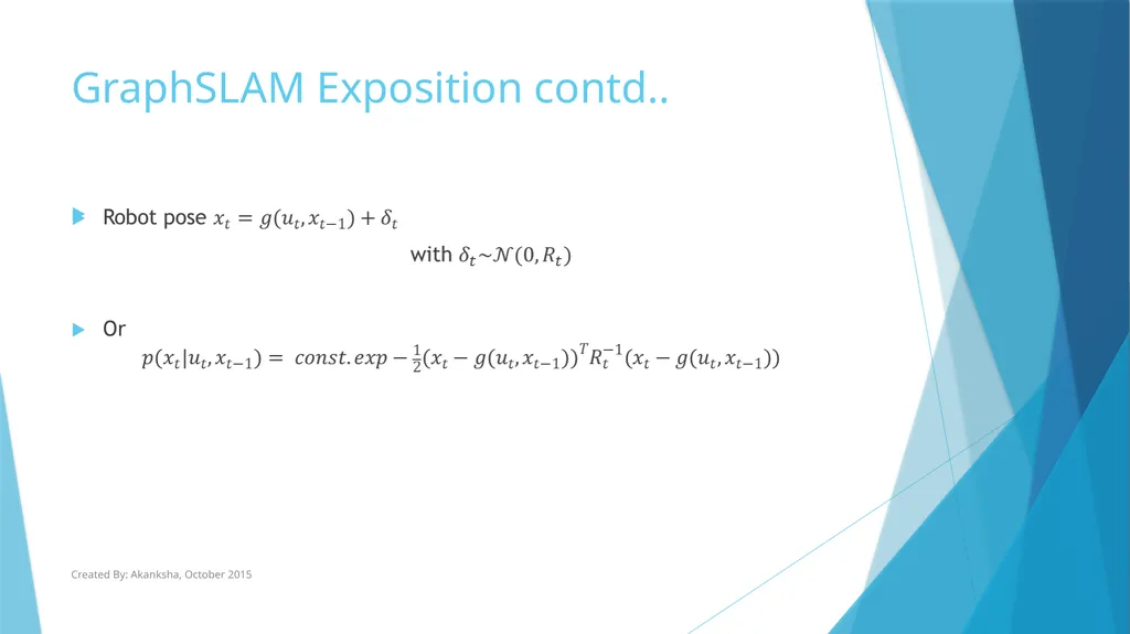 GraphSLAM Algorithm with Applications to Large - slide 6 of 19
