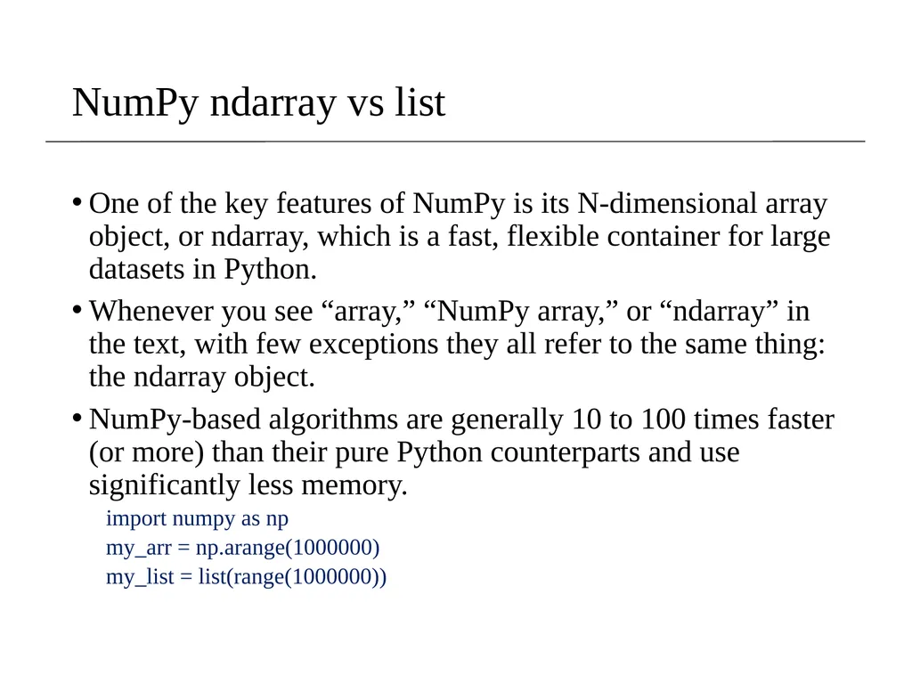 Lecture 2- NumPy I 1 Dr. Sampath Jayarathna Old - slide 3 of 12