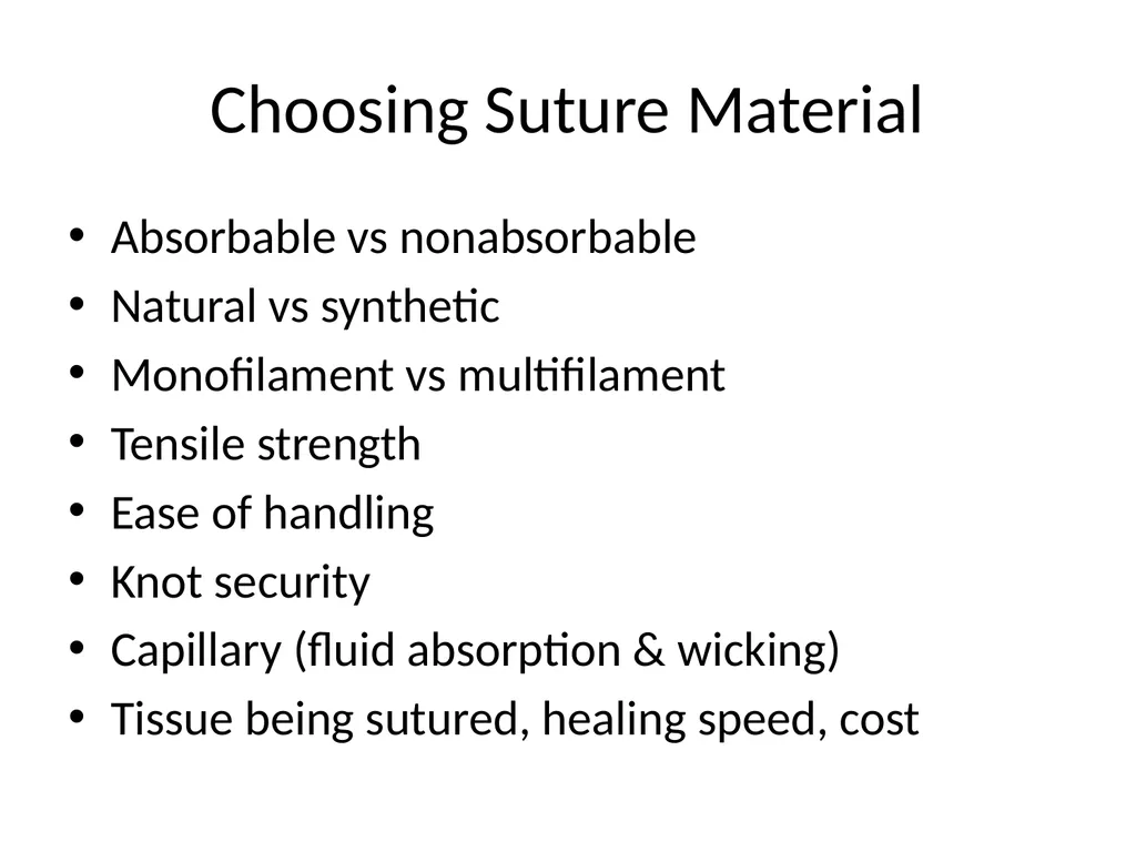 Advanced Suturing for RVNs Zamantha Marshall - slide 3 of 27