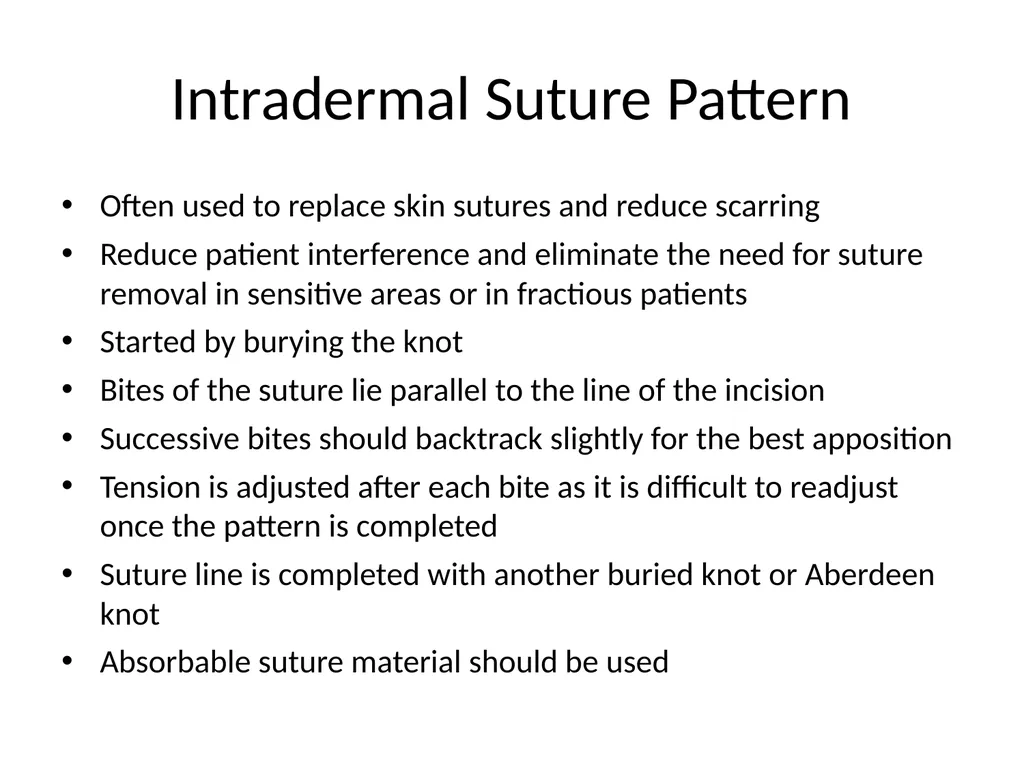 Advanced Suturing for RVNs Zamantha Marshall - slide 22 of 27
