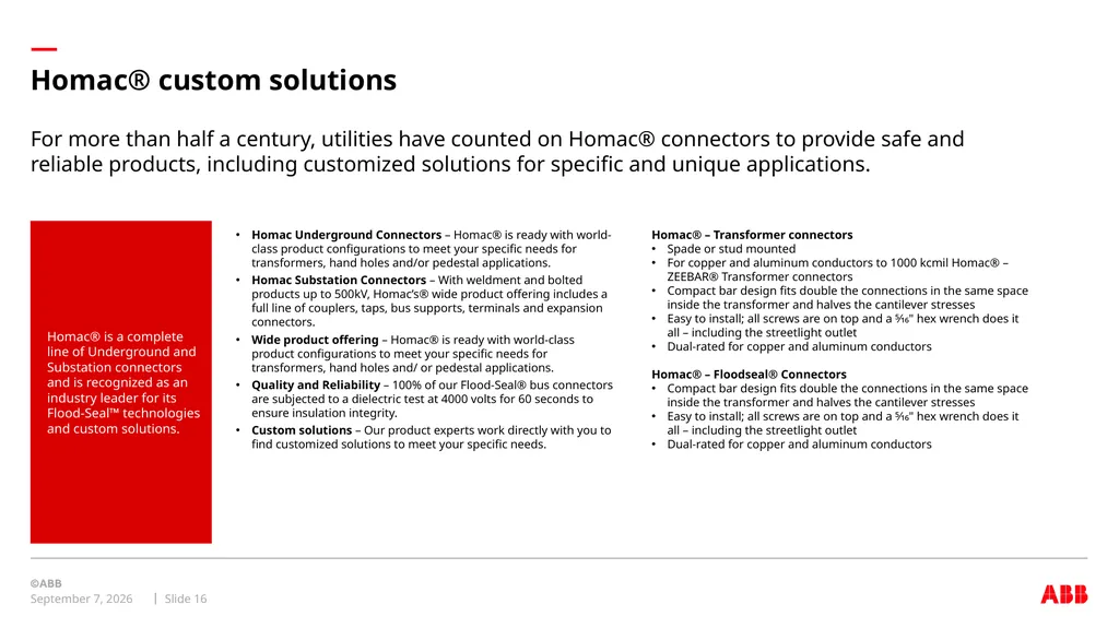 Industry brochure Utility Industry Installation - slide 16 of 20