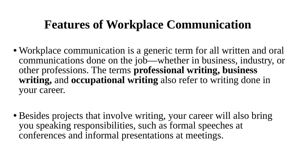 Technical and Business Writing TECHNICAL - slide 4 of 45