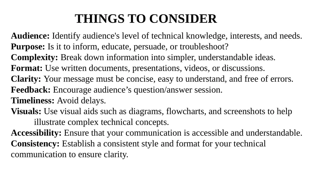 Technical and Business Writing TECHNICAL - slide 11 of 45