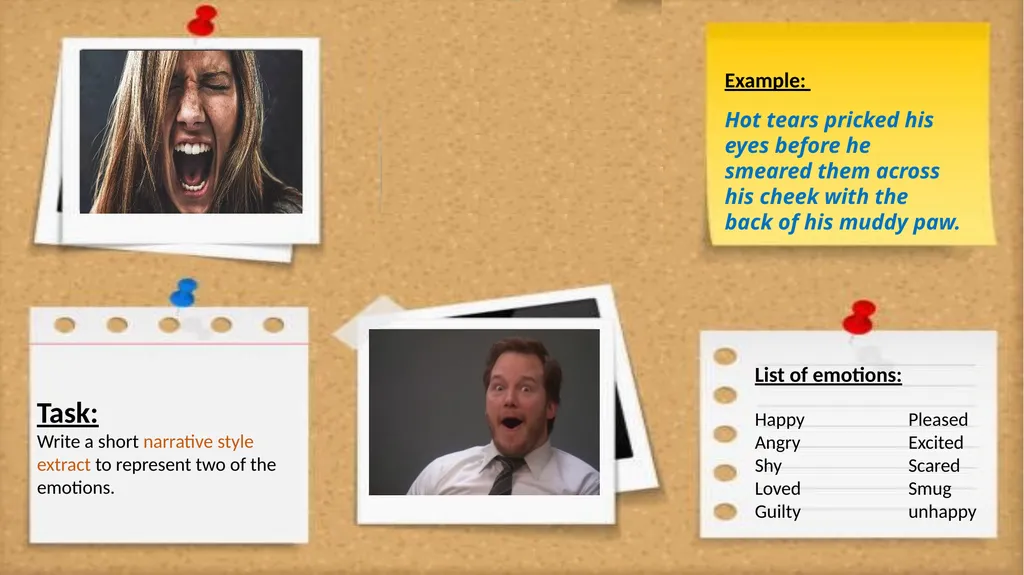 GCSE English Show me (don’t just tell me) GCSE - slide 15 of 21