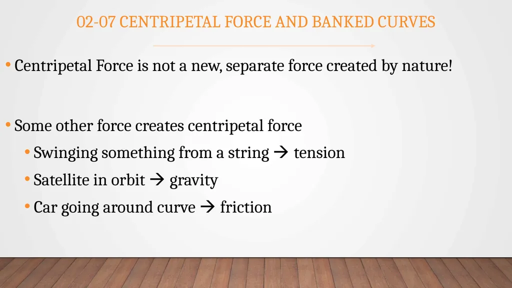Forces and Uniform Circular Motion Physics Unit 2 - slide 78 of 106