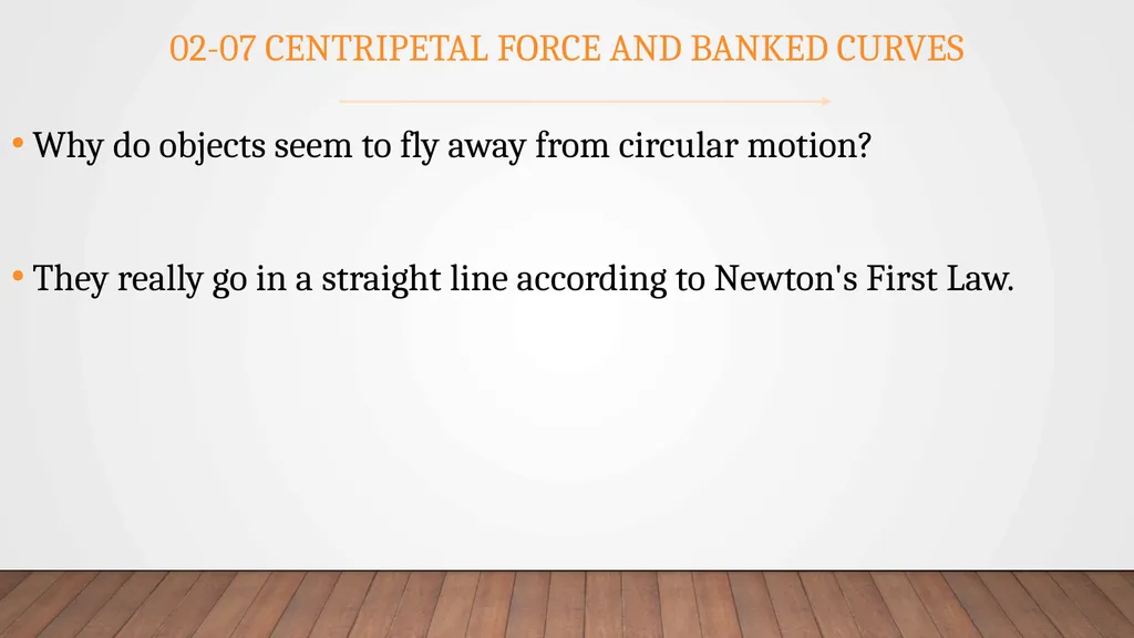 Forces and Uniform Circular Motion Physics Unit 2 - slide 85 of 106